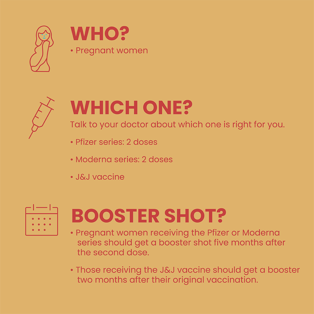 intro graphic that poses the question of pregnant women being eligible for the vaccine